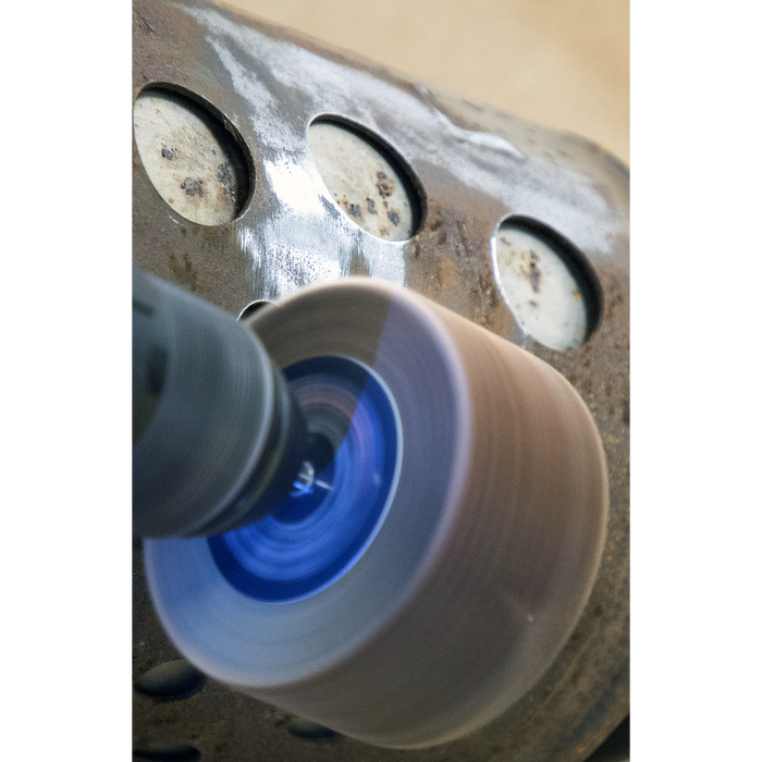 80 x 40mm Abrasive Flap Wheel on 6mm Shaft Assorted Grit - Pack of 5 | FW8040ASS