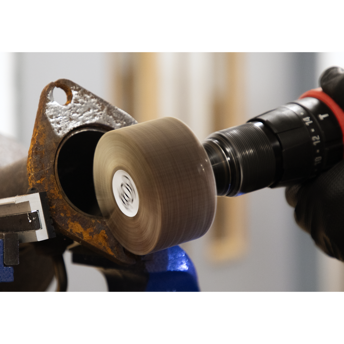 80 x 40mm Abrasive Flap Wheel on 6mm Shaft Assorted Grit - Pack of 5 | FW8040ASS