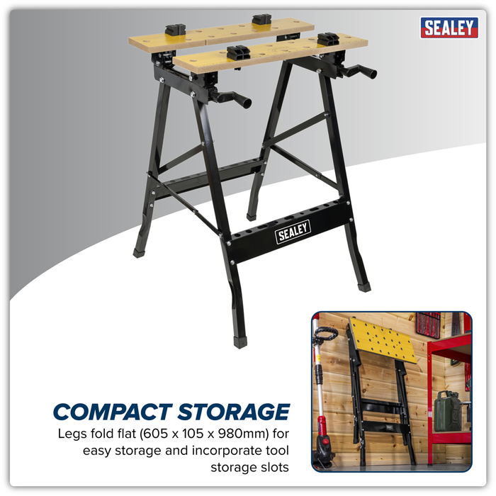 Tilt & Clamp Folding Workbench | FWB3