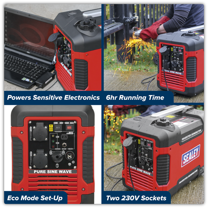 2000W Inverter Generator 4-Stroke Engine 230V | G2000I