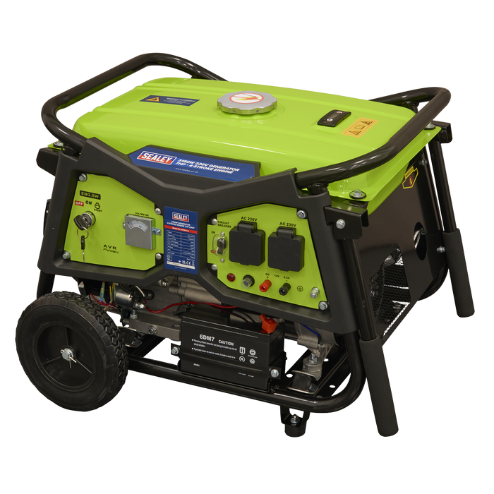 3150W Generator 7hp 4-Stroke Engine 230V | G3101