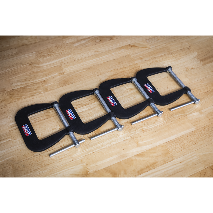Junior C-Clamp Set 64 x 64mm 4pc | GCC01