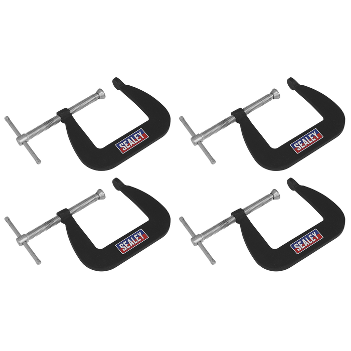 Junior C-Clamp Set 64 x 64mm 4pc | GCC01