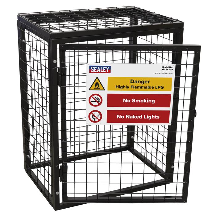 Gas Cylinder Safety Cage -  2 x 19kg | GCSC219
