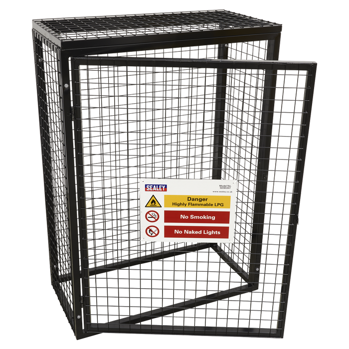 Gas Cylinder Safety Cage - 2 x 47kg | GCSC247