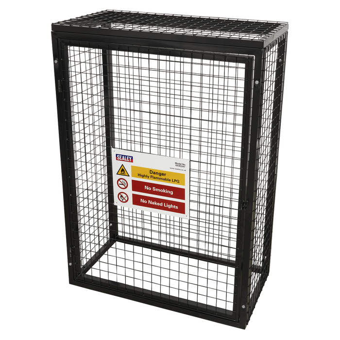 Gas Cylinder Safety Cage - 2 x 47kg | GCSC247