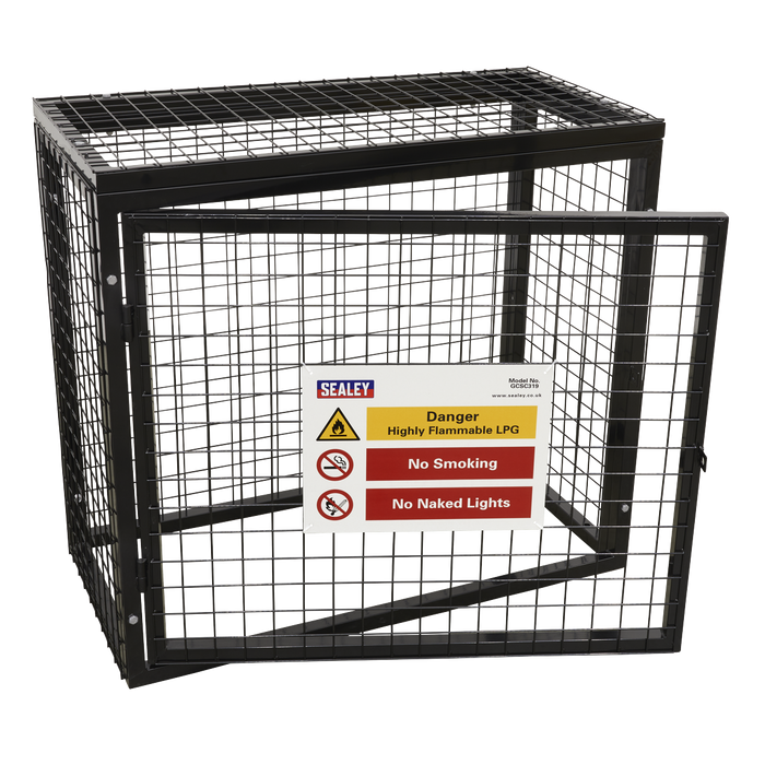 Gas Cylinder Safety Cage - 3 x 19kg | GCSC319