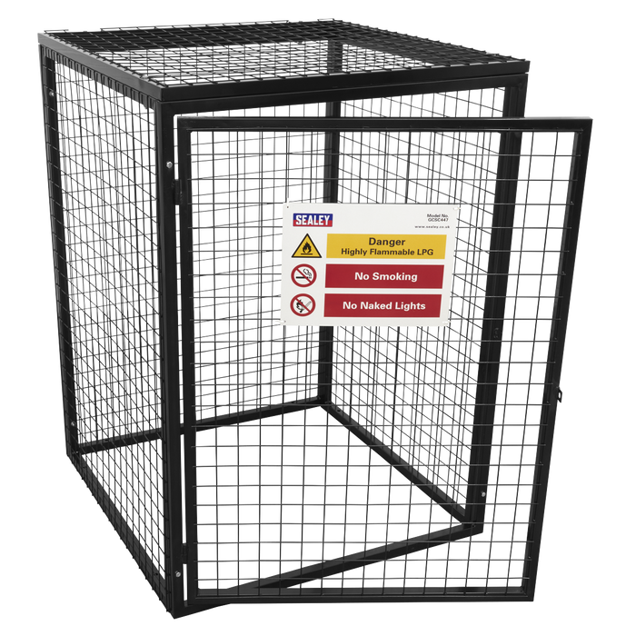 Gas Cylinder Safety Cage - 4 x 47kg | GCSC447