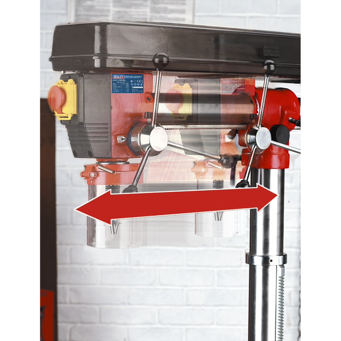 Floor Standing Radial Pillar Drill 5-Speed 550W/230V | GDM1630FR