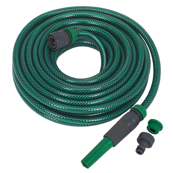 Water Hose 15m with Fittings | GH15R/12