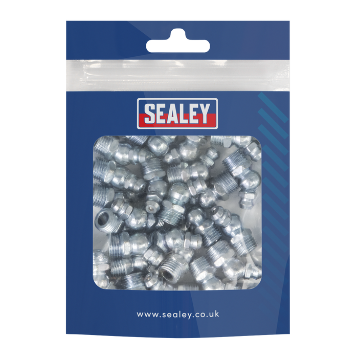 45° Grease Nipple 10 x 1mm - Pack of 25 | GNM10