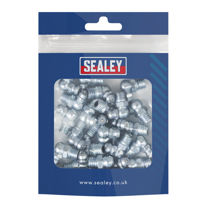 90° Grease Nipple 8 x 1.25mm - Pack of 25 | GNM17