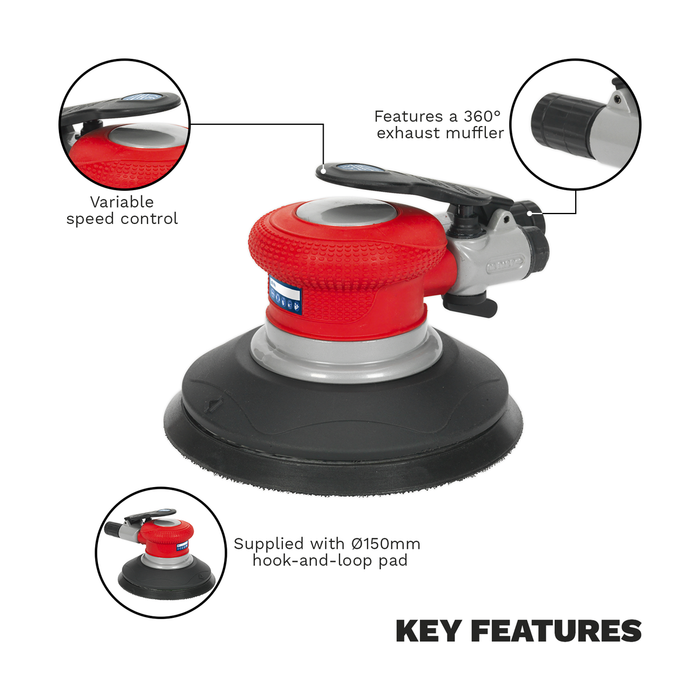 Generation Air Palm Random Orbital Sander 150mm | GSA04