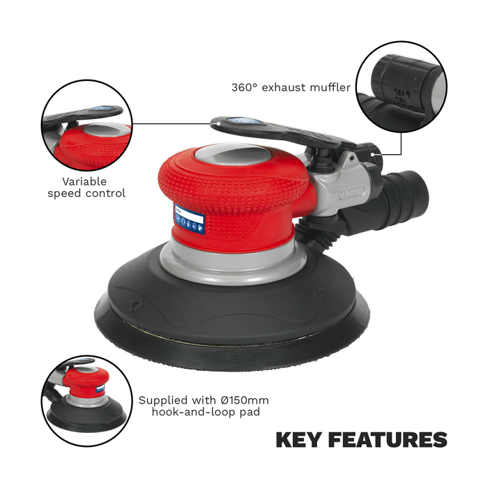 Generation Dust-Free Air Palm Random Orbital Sander 150mm | GSA05