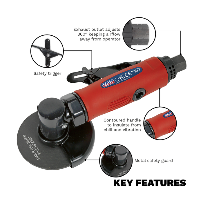 Generation Straight Air Cut-Off Tool 75mm | GSA26