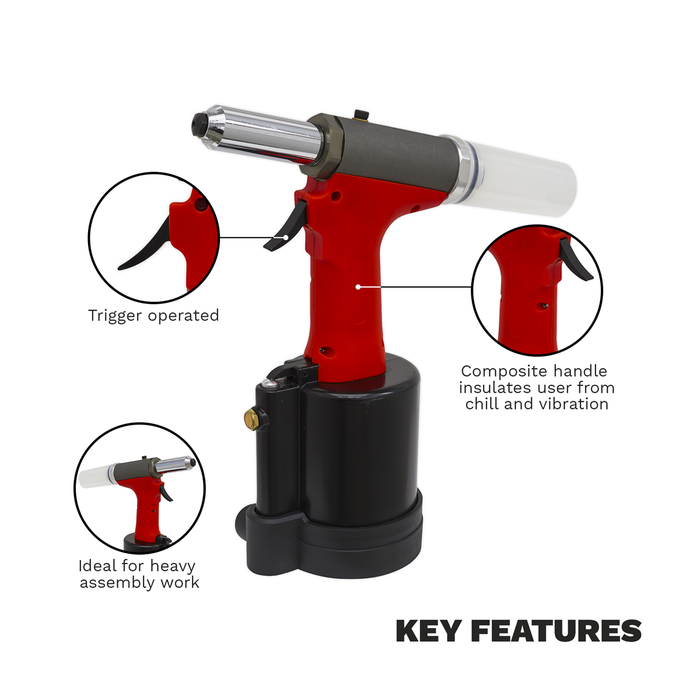 Generation Heavy-Duty Air/Hydraulic Riveter | GSA314