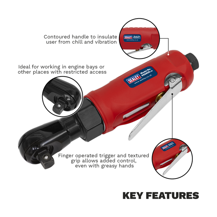 Generation Compact Air Ratchet Wrench 3/8"Sq Drive | GSA635