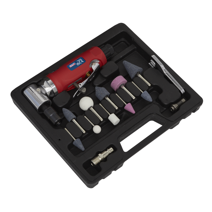 Generation 90° Angle Air Die Grinder Kit 15pc | GSA675