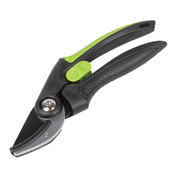 Anvil Secateurs with Soft Grip Handle, Safety Lock & Carbon Steel Blade, 208mm | GTSG002