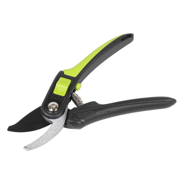 Bypass Secateurs with Soft Grip Handle, 3-Stage Safety Lock & Carbon Steel Blade, 220mm | GTSG004