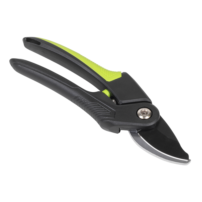 Bypass Secateurs with Soft Grip Handle, 3-Stage Safety Lock & Carbon Steel Blade, 220mm | GTSG004