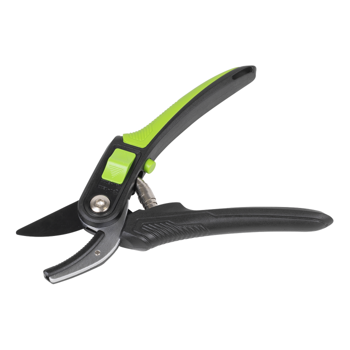 Anvil Secateurs with Soft Grip Handle, 3-Stage Safety Lock & Carbon Steel Blade, 220mm | GTSG005