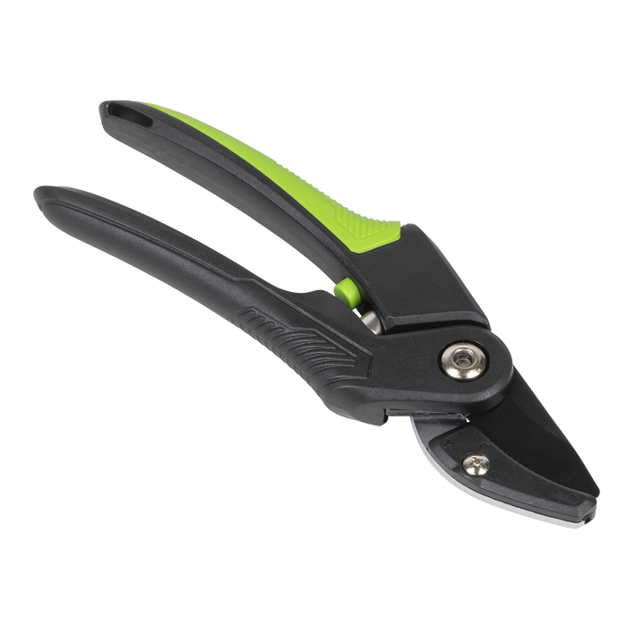 Anvil Secateurs with Soft Grip Handle, 3-Stage Safety Lock & Carbon Steel Blade, 220mm | GTSG005