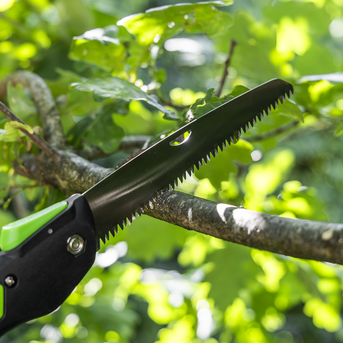 Folding Pruning Saw with Soft Grip Handle, 2 Cutting Positions & Carbon Steel Blade, 233mm | GTSG006