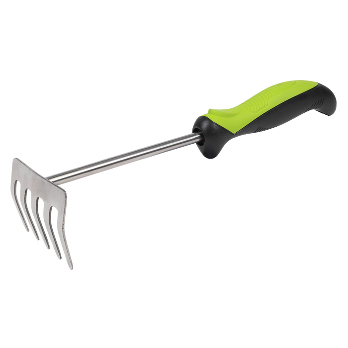 Hand Rake with Soft Grip Handle & Stainless Steel Tines 310mm | GTSG010