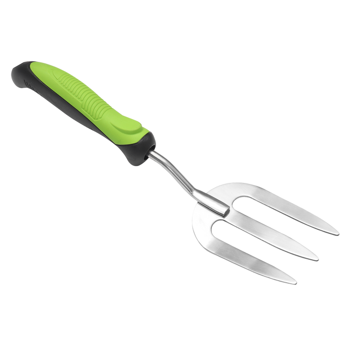 Hand Fork with Soft Grip Handle & Stainless Steel Tines | GTSG021