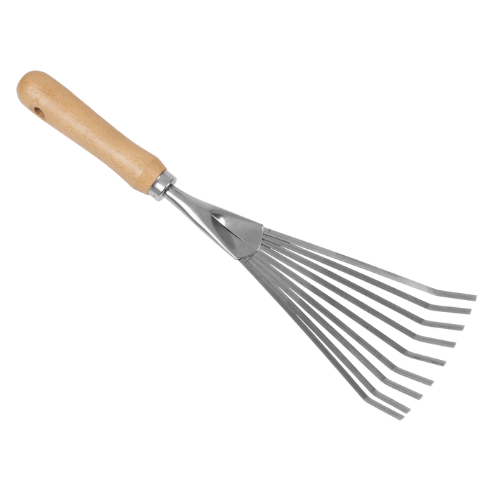 Premier Leaf Hand Rake with Ash Handle & Stainless Steel Tines | GTWH001