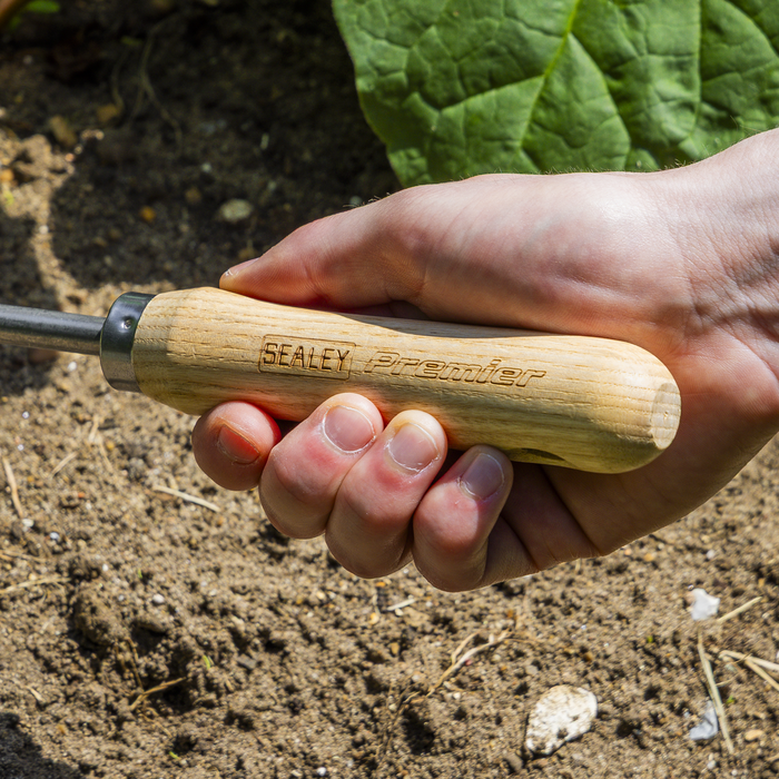 Premier  2-in-1 Hoe and Cultivator with Ash Handle & Stainless Steel Tines/Blade | GTWH002