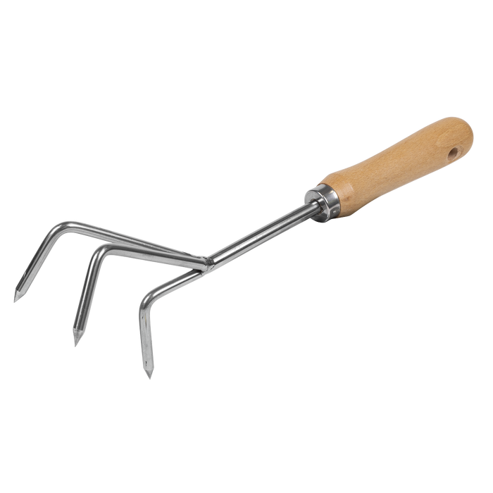 Premier Cultivator with Short Ash Handle & Stainless Steel Tines | GTWH005