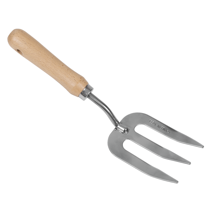 Premier Garden Hand Fork with Ash Handle & Stainless Steel Tines | GTWH007