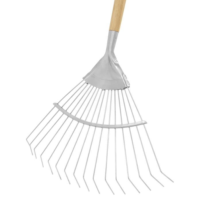 Premier Lawn Rake with Long Ash Handle & Stainless Steel Tines | GTWH010