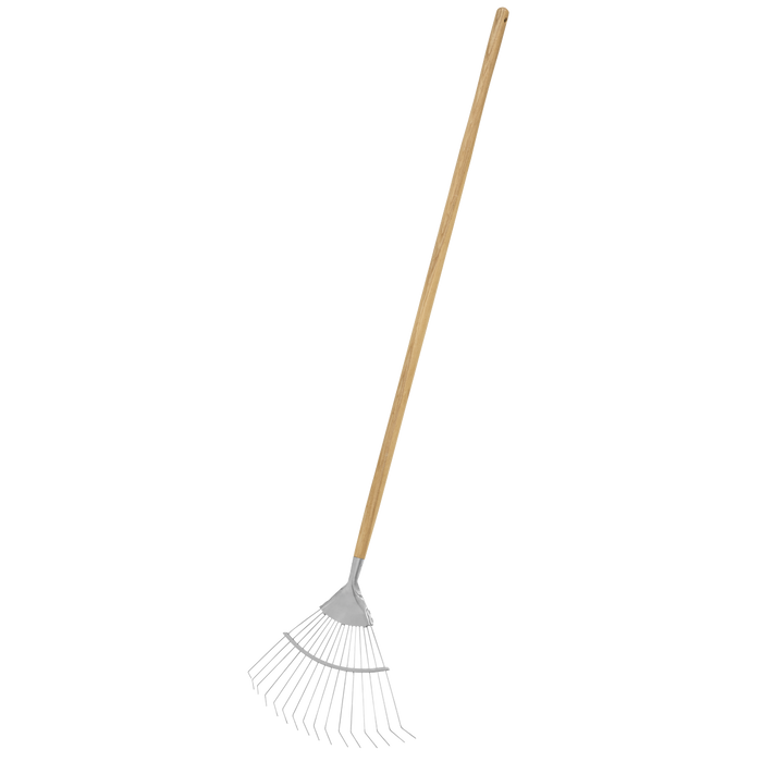 Premier Lawn Rake with Long Ash Handle & Stainless Steel Tines | GTWH010