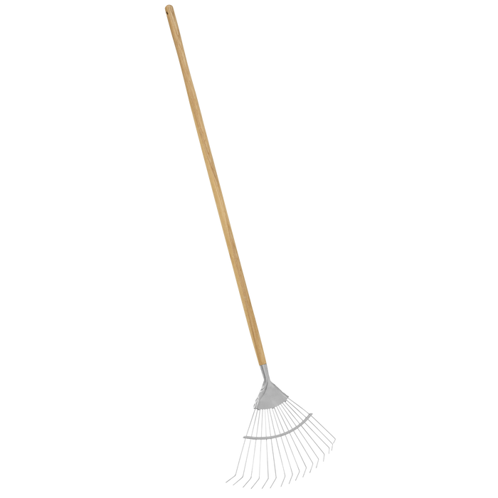 Premier Lawn Rake with Long Ash Handle & Stainless Steel Tines | GTWH010