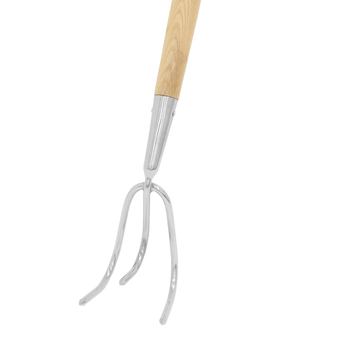 Premier Garden Cultivator with Ash Handle & Stainless Steel Tines | GTWH012