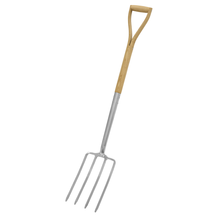 Premier Digging Fork with Ash Handle & Stainless Steel Tines | GTWH016