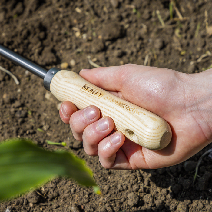 Premier Garden Hand Rake with Short Ash Handle & Stainless Steel Tines | GTWH020