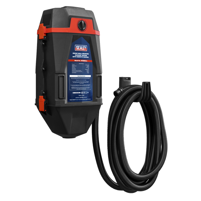 Wall Mounting Garage Vacuum with Remote Control 1200W/230V | GV180WM