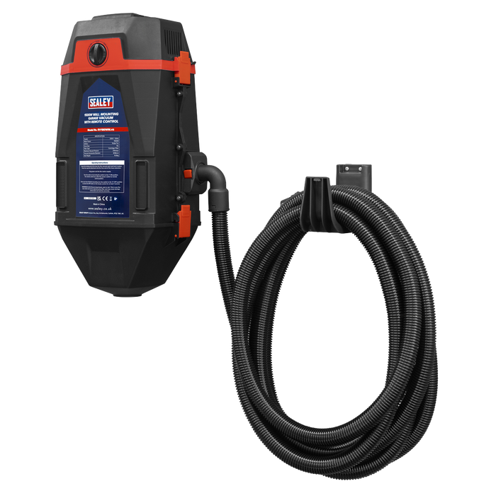 Wall Mounting Garage Vacuum with Remote Control 1200W/230V | GV180WM