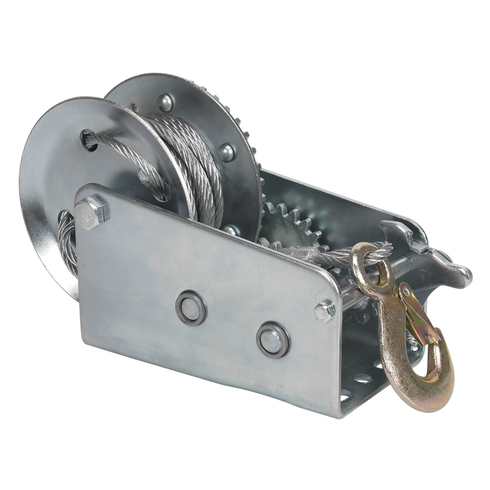 Geared Hand Winch with Cable 900kg Capacity | GWC2000M