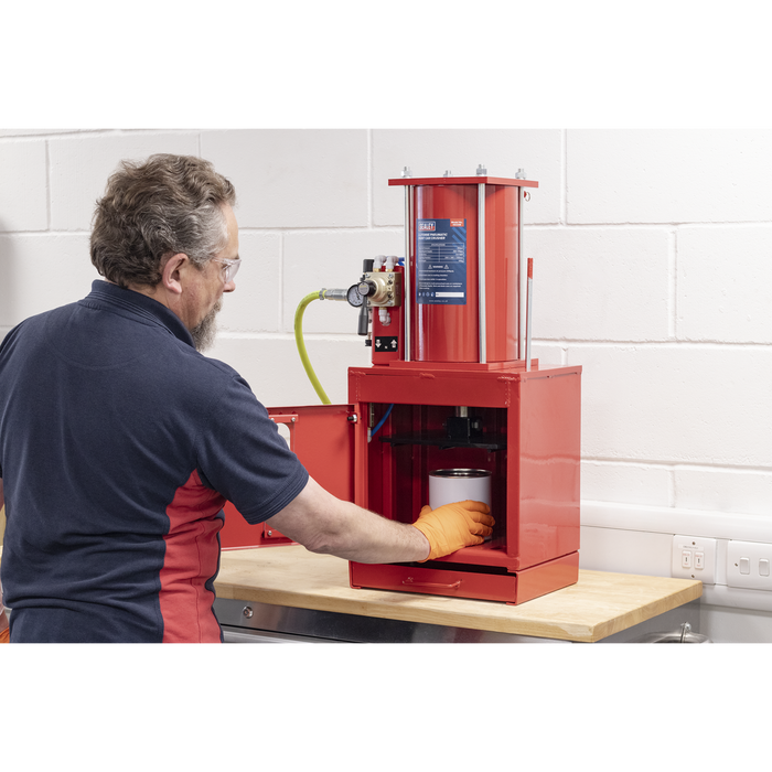Pneumatic Paint Can Crusher 2.2 Tonne | HCC08
