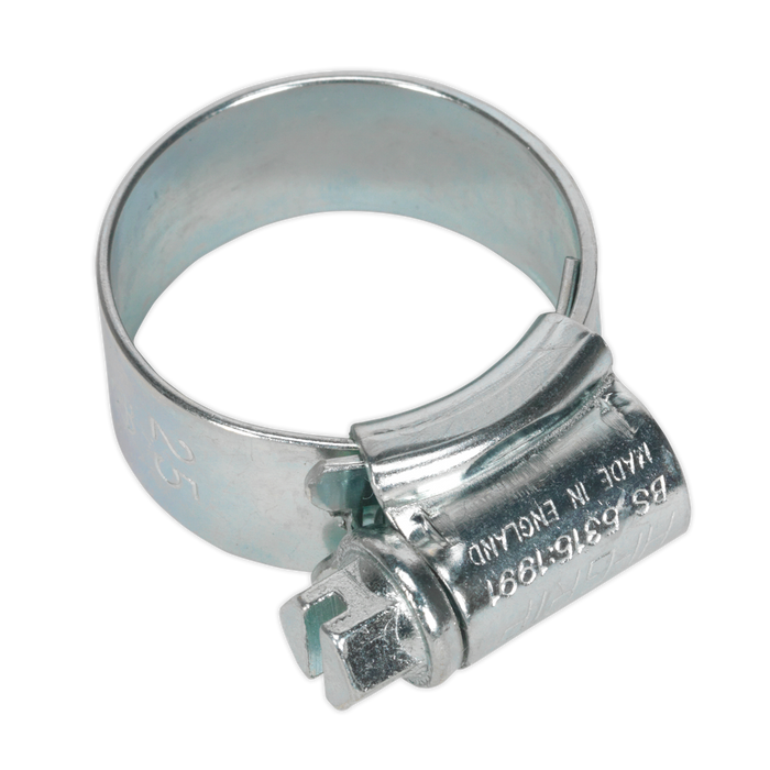 HI-GRIP® Zinc Plated Hose Clip 17-25mm - Pack of 20 | HCJ0X