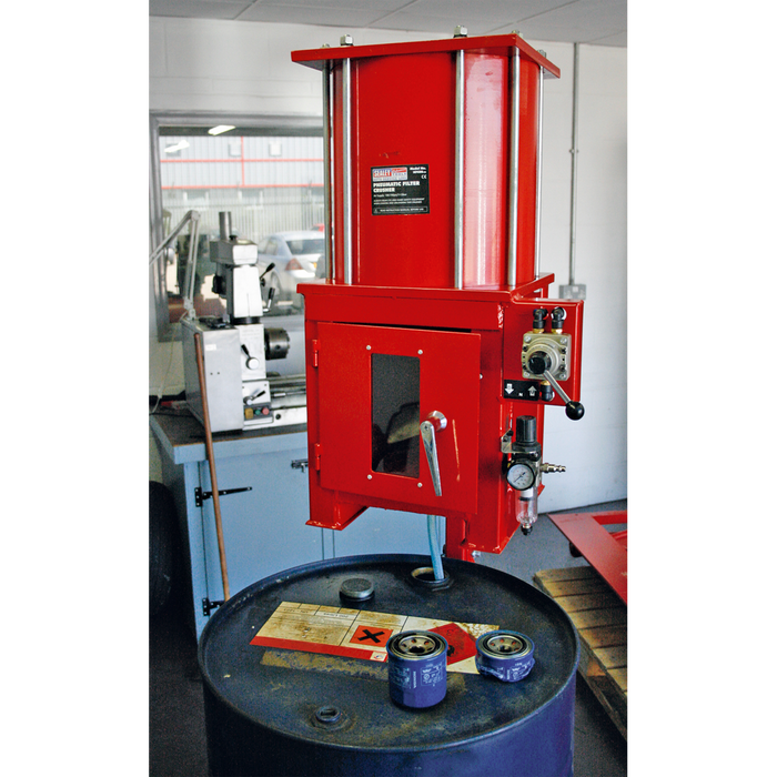 Pneumatic Oil Filter Crusher | HFC08