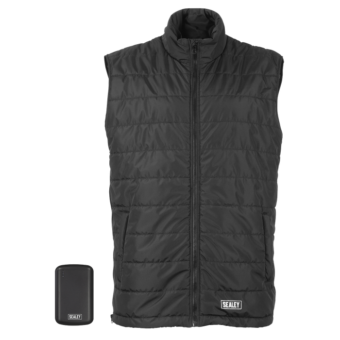 5V Heated Puffy Gilet with Power Bank - 44" to 52" Chest | HG01KIT
