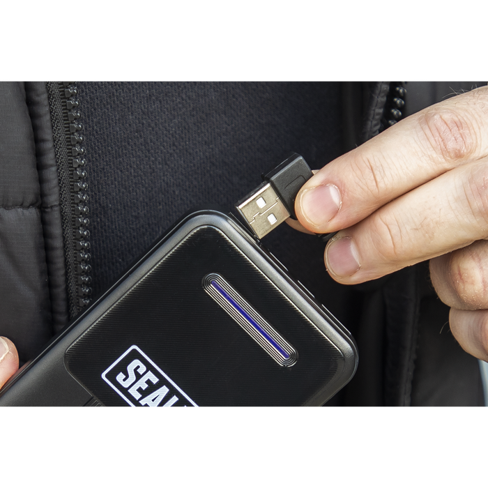5V Heated Rain Jacket with Power Bank 20Ah - Small | HJ05KIT