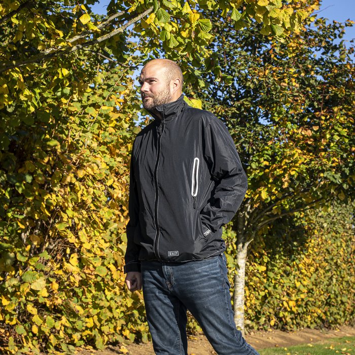 5V Heated Rain Jacket with Power Bank 20Ah - Medium | HJ06KIT