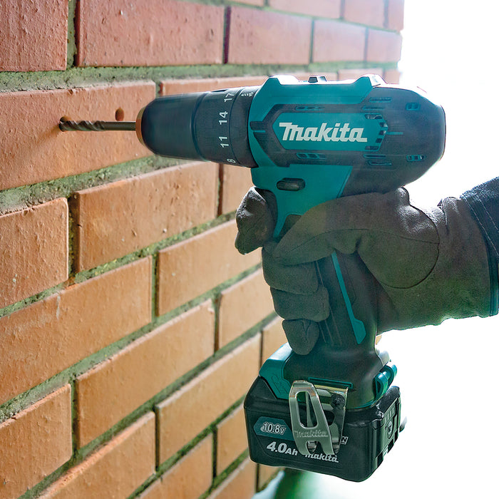 Makita Combi Drill CXT, Brushless & Compact Drill With Batteries & Charger | HP333DWAE